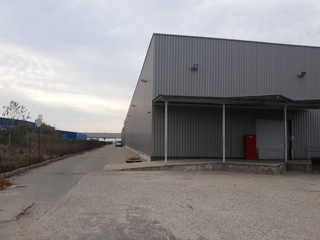 Aggresione Industrial Park inchiriere spatiu depozitare Bucuresti vest vedere laterala detaliu