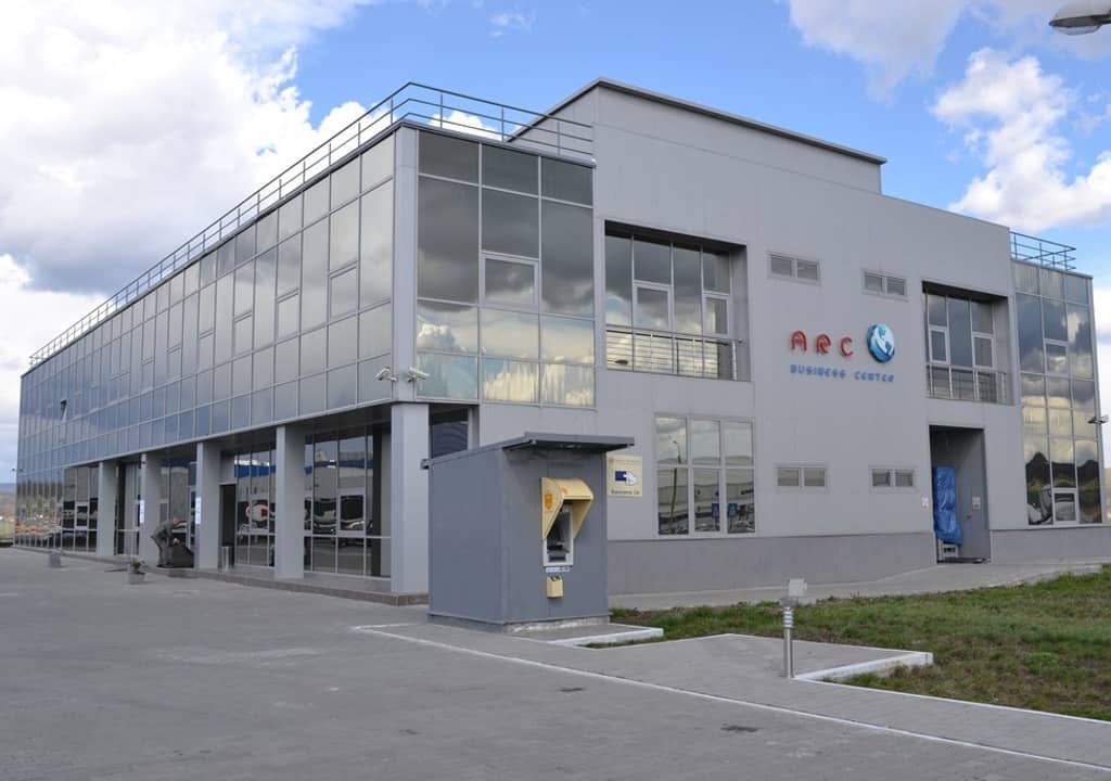 Arc Parc Industrial spatii de depozitare de inchiriat Dej sud vedere fatada