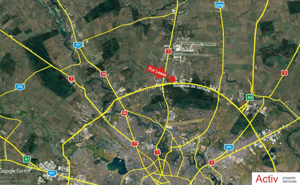 Depozit Frigorific de inchiriat in  Bucuresti nord – Pentagon, localizare harta