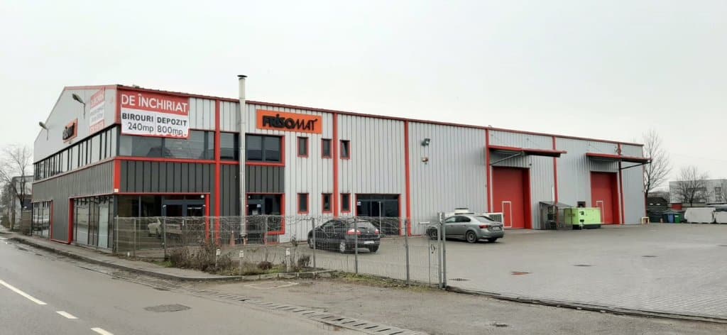 Hala Frisomat inchiriere proprietati industriale Bucuresti nord vedere fatada