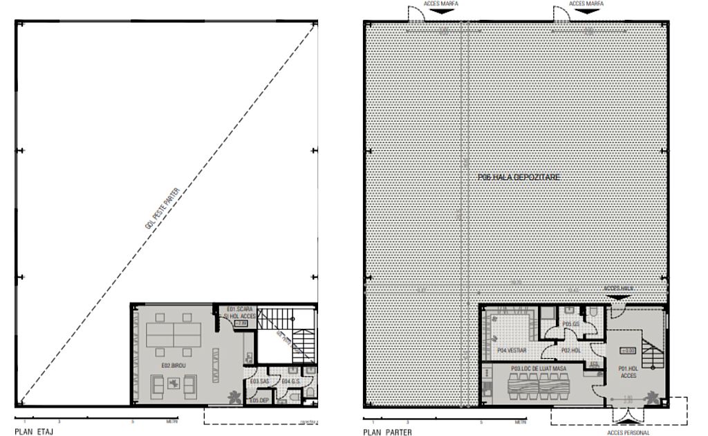 Catted Business Park inchiriere parc industrial depozitare/productie Bucuresti vest plan 