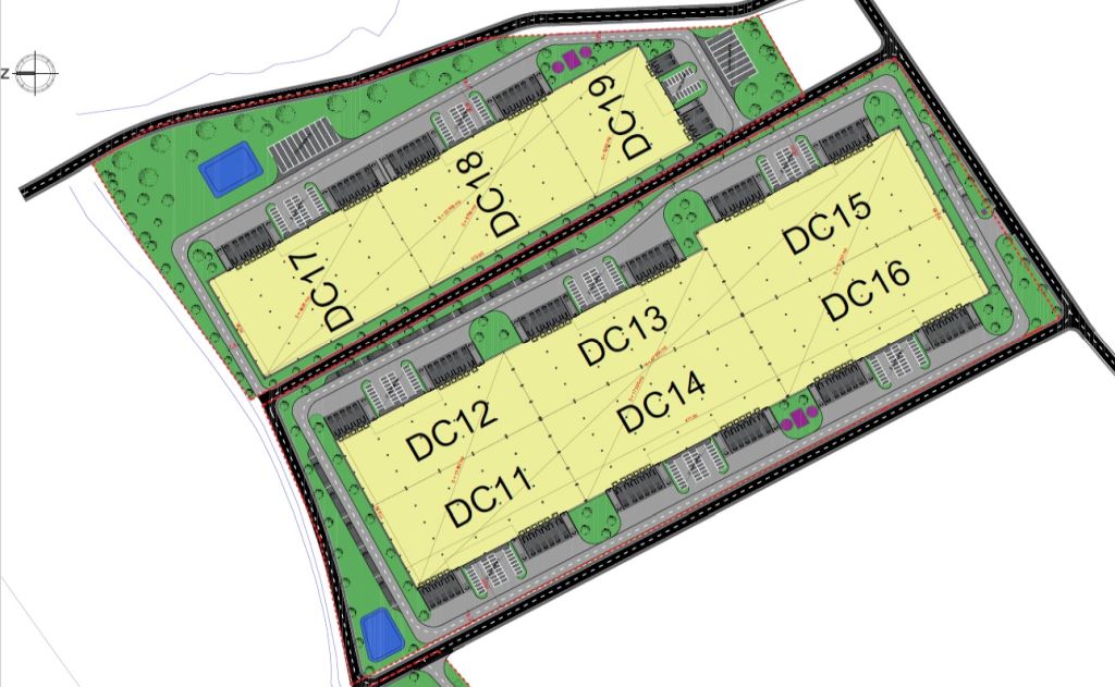 Hala de inchiriat in Eli Park 3, bucuresti nord-vest, plan cladiri