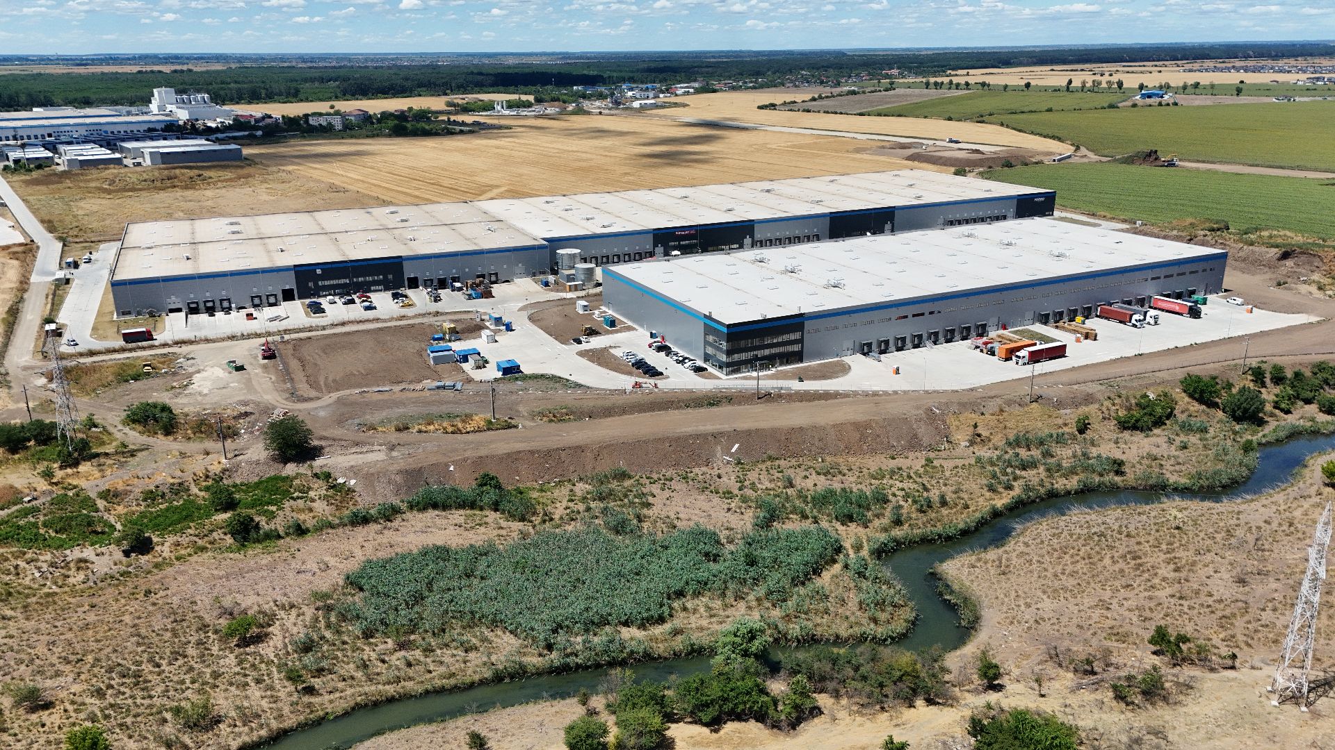 Hala moderna de inchiriat in Buftea, clasa A, 2100 mp