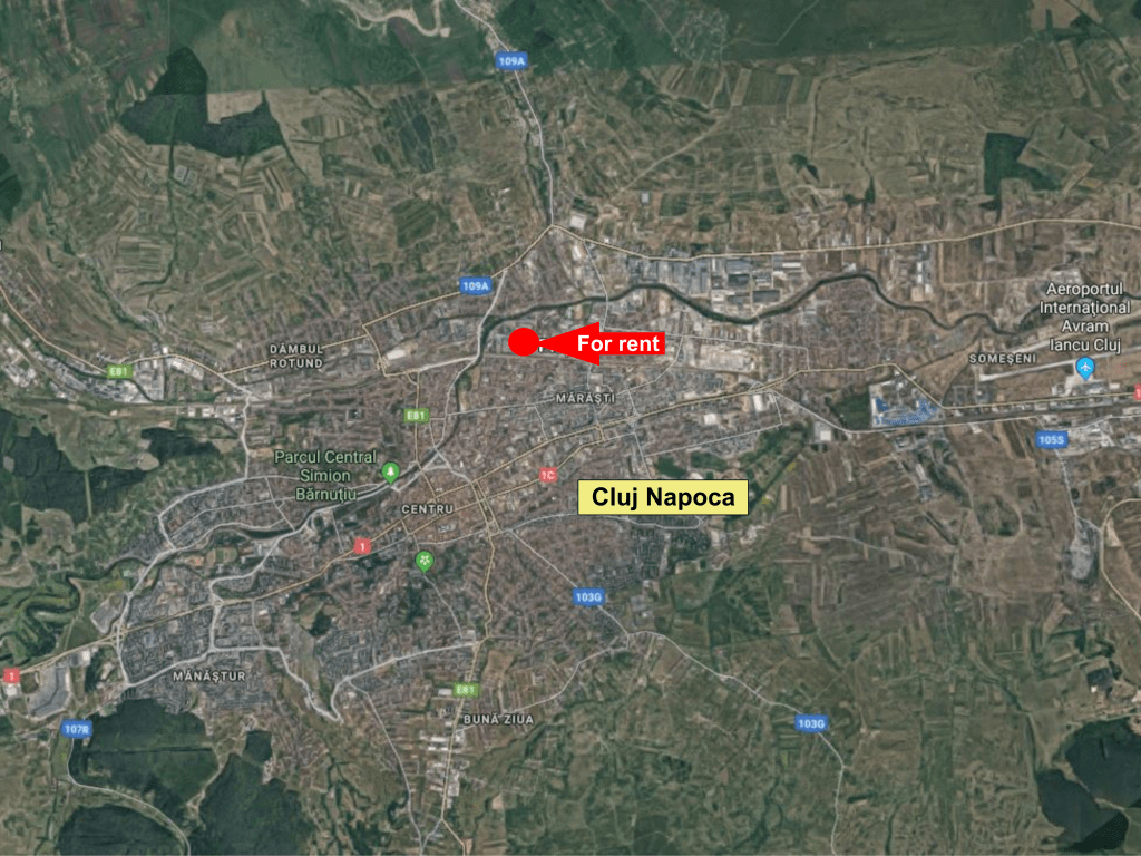 Hala Piata 1 Mai -Clujinchirieri hale cluj nord localizare harta