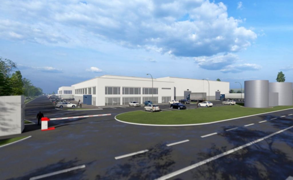 Sofimat Logistic Park spatii depozitare si productie de inchiriat Brasov vest, imagin acces parc