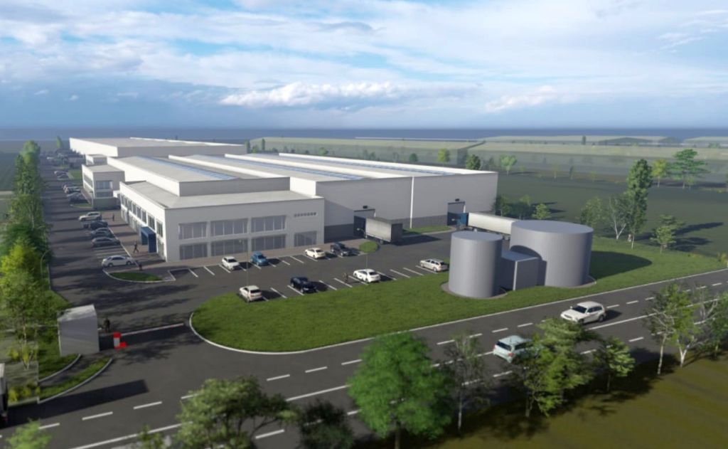 Sofimat Logistic Park spatii depozitare si productie de inchiriat Brasov vest, imagine ansamblu parc