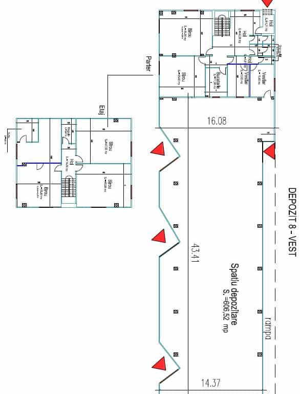 TRC Park Cluj inchirieri Cluj hale nord plan