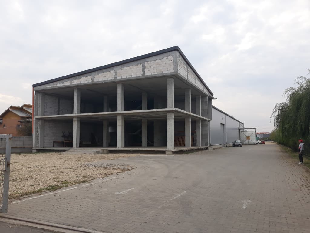 Hala De Inchiriat  cu spatiu de depozitare Bucuresti vest corp cladire in constructie