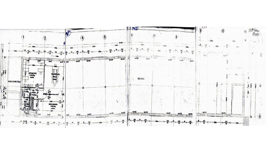 Hala Calea Clujului inchiriere spatiu depozitare  Alba Iulia Nord plan