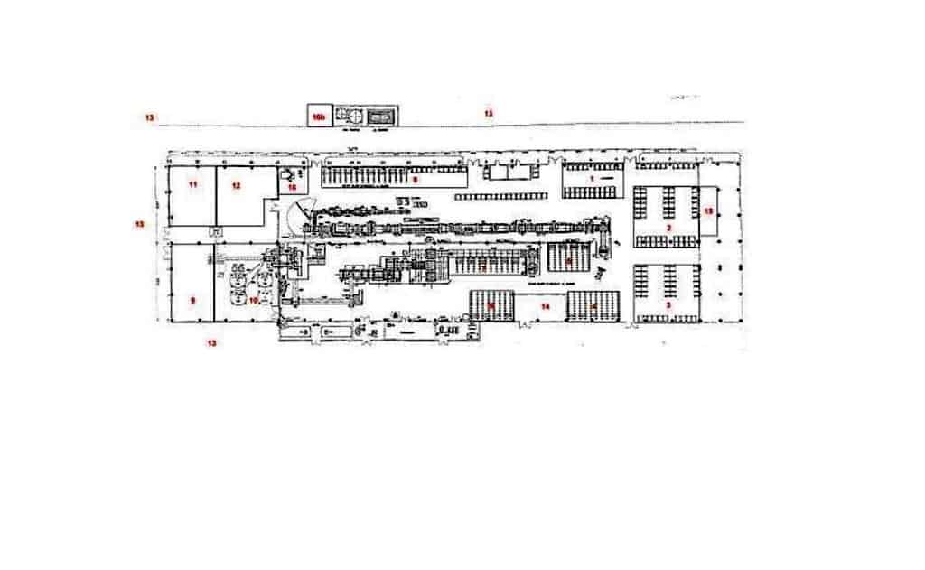 Hala de vanzare Constanta,Fabrica Productie Quartz Compozit - plan hala