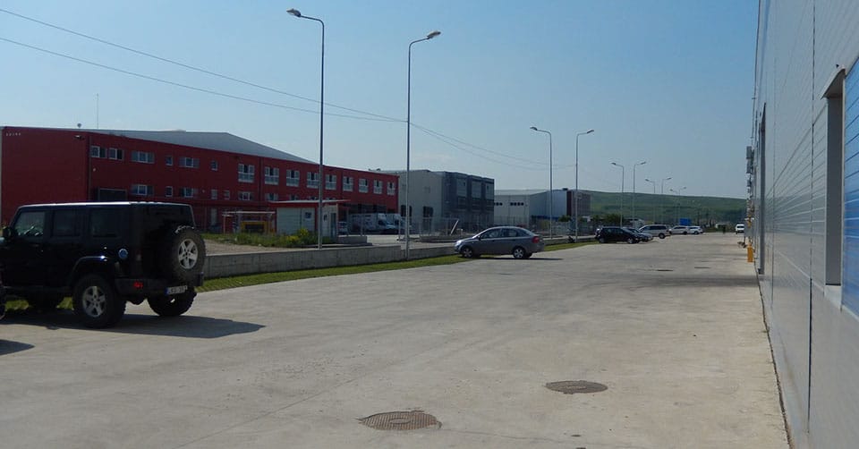 Nervia Industrial Park inchirieri parcuri industriale Cluj-Napoca est gard imprejmuire incinta