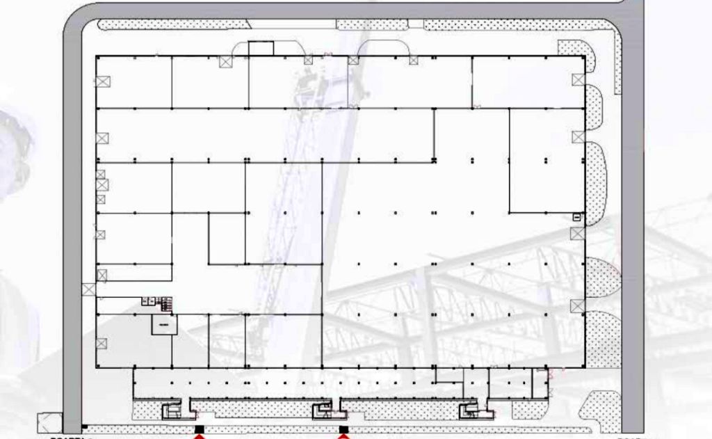 General Industrial Park inchirieri spatii depozitare Sibiu est plan