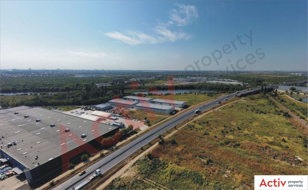 Hale de inchiriat in Promax Industrial Park, Bucuresti Nord - vedere laterala hale