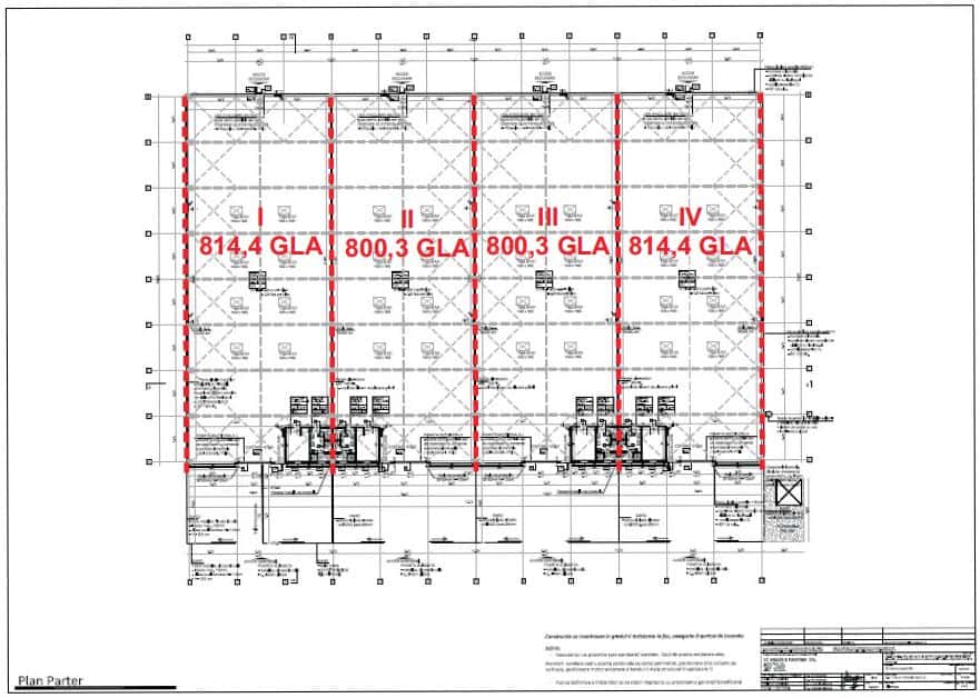 Aries Industrial Park inchiriere spatiu depozitare sau productie Turda sud plan