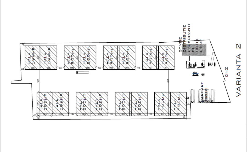 Inchiriere hala in Afumati – DN2, Bucuresti-Nord-Est, plan spatiu