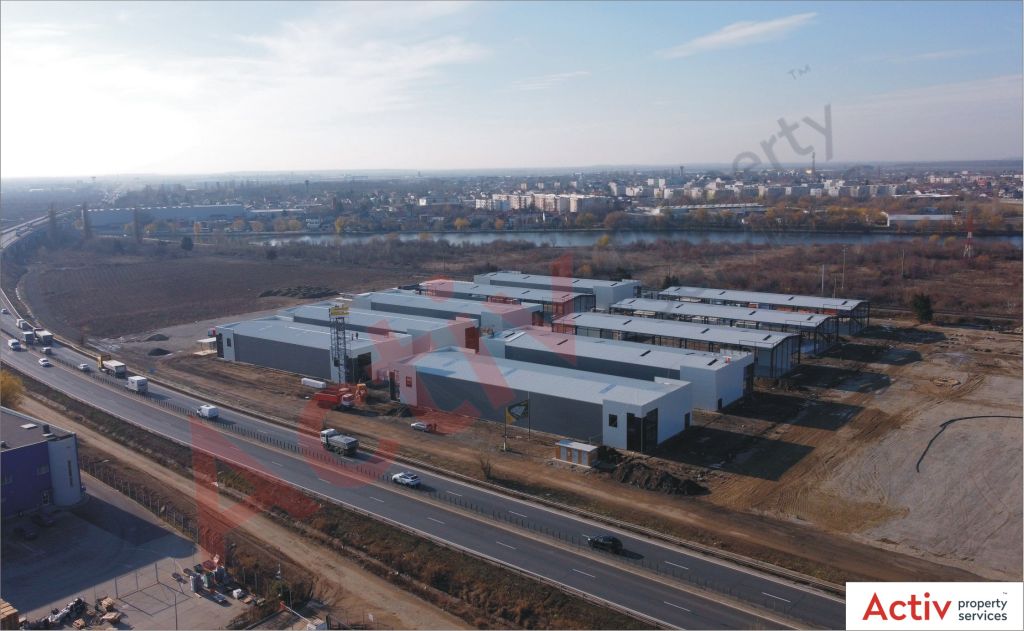 LIFTCON Mogosoaia inchiriere spatii depozitare / productie Bucuresti nord-vest vedere imprejurimi parc logistic