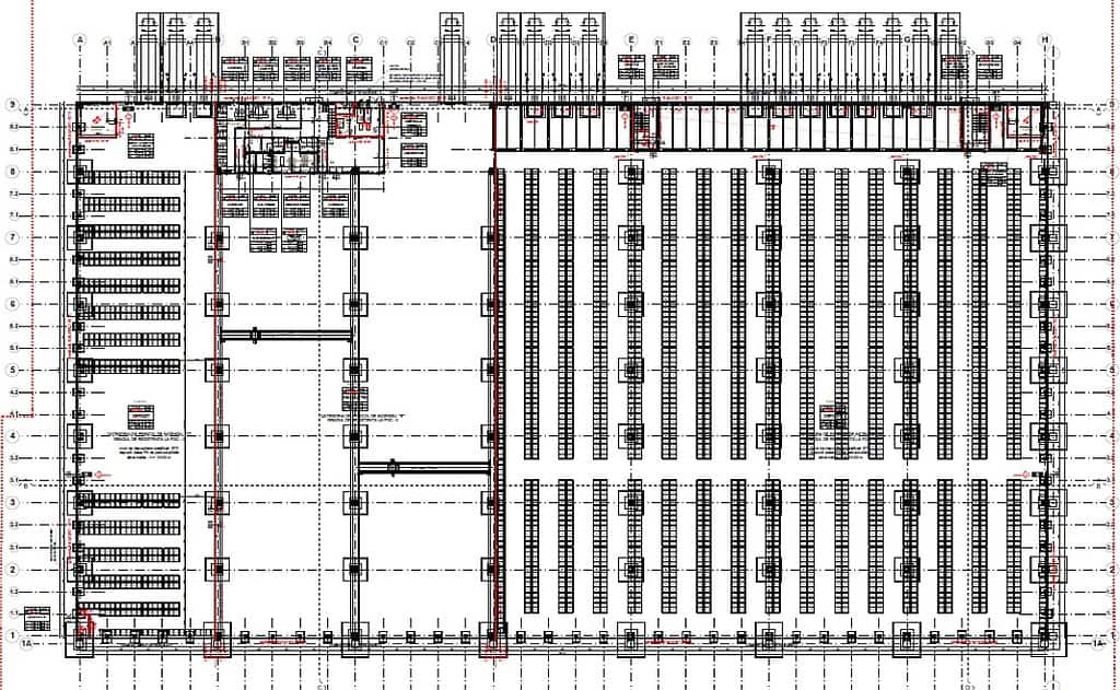 ML Logistic Parksinchiriere spatii depozitare Pitesti nord  plan hala