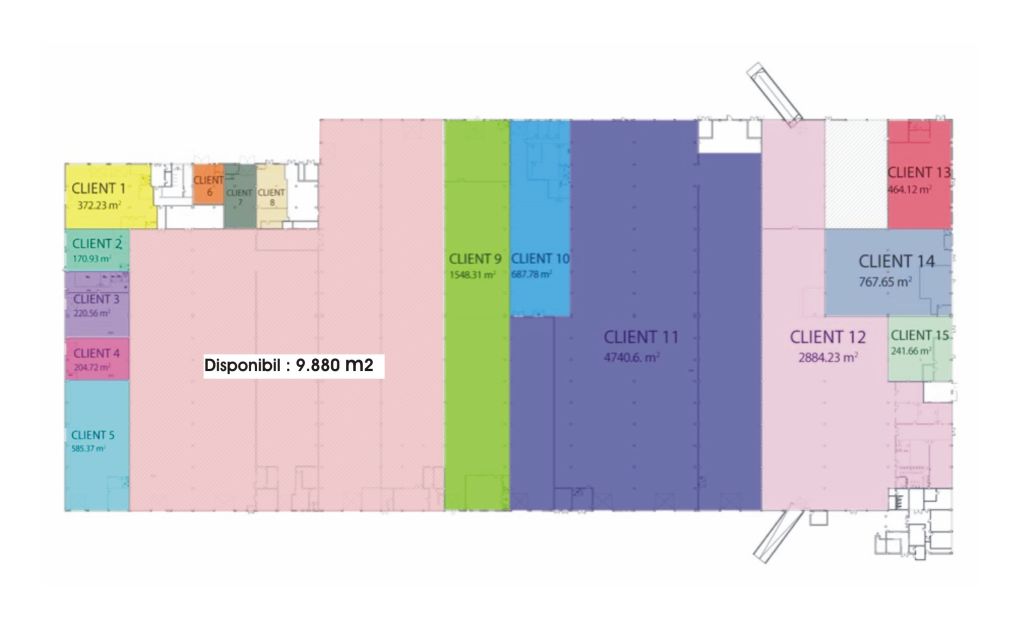 Vantage Industrial Park inchiriere spatii de depozitare Alba Iulia nord plan 