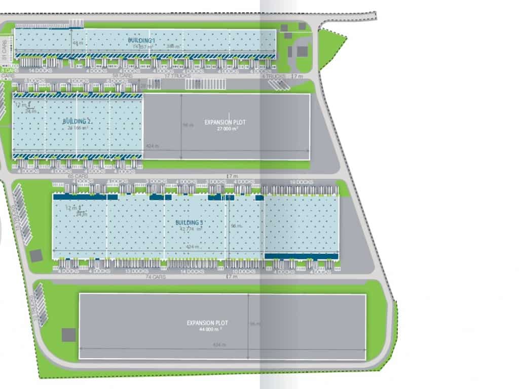 LOGICOR Bucuresti I - inchiriere spatiu depozitare Bucuresti nord vedere schita proprietate