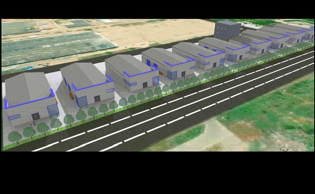 MetalBand Industrial Park inchiriere spatii depozitare Braila sud vedere de ansamblu