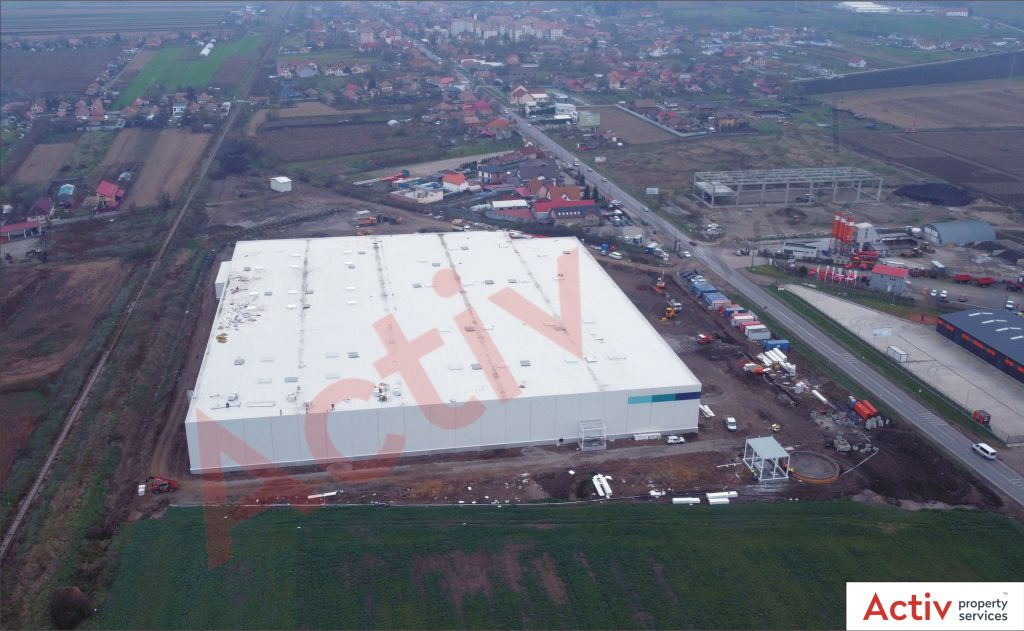 Mures City Logistics - Spatii industriale de inchiriat in Targu Mures, zona de sud-est. poza acces drum principal