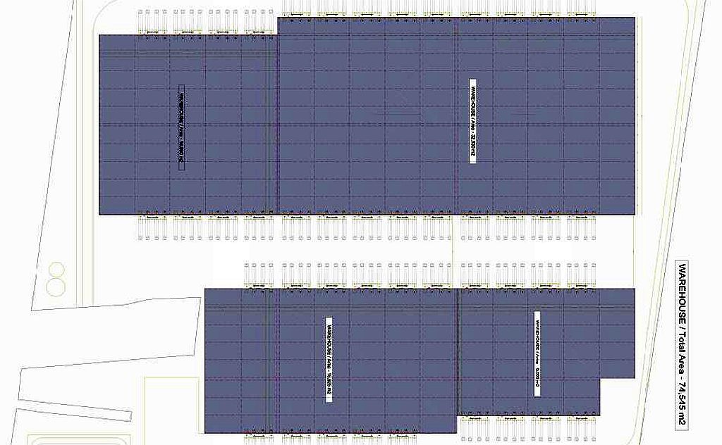 Proiect Logistic Autostrada A1 (V2), Bucuresti - Vest, plan proiect constructie hale industriale