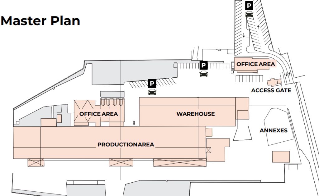 Spatii industriale de inchiriat Timisoara Sud, plan