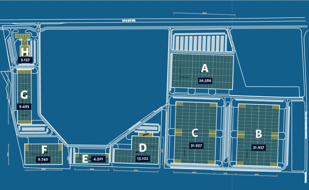 Proinvest Park Miroslava - Spatii de inchiriat in zona metropolitana Iasi. Plan proiect