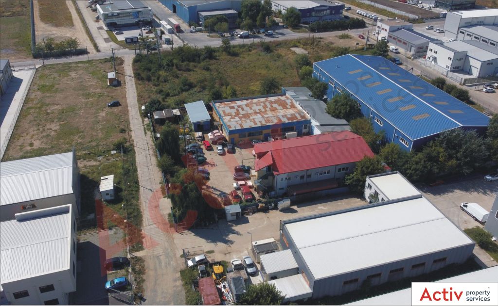 Proprietate industriala de vanzare – Oxigenului 1, hala de vanzare Bucuresti - Est, imagine drum de acces