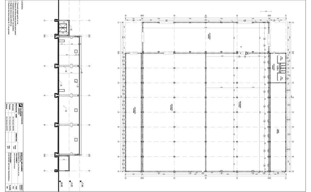 Rompak Pascani inchiriere spatiu depozitare Pascani nord plan