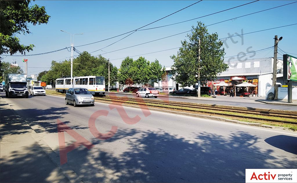 Spatii de depozitare cu temperatura ambientala controlata in Militari, Bucuresti vest.  Vedere acces auto