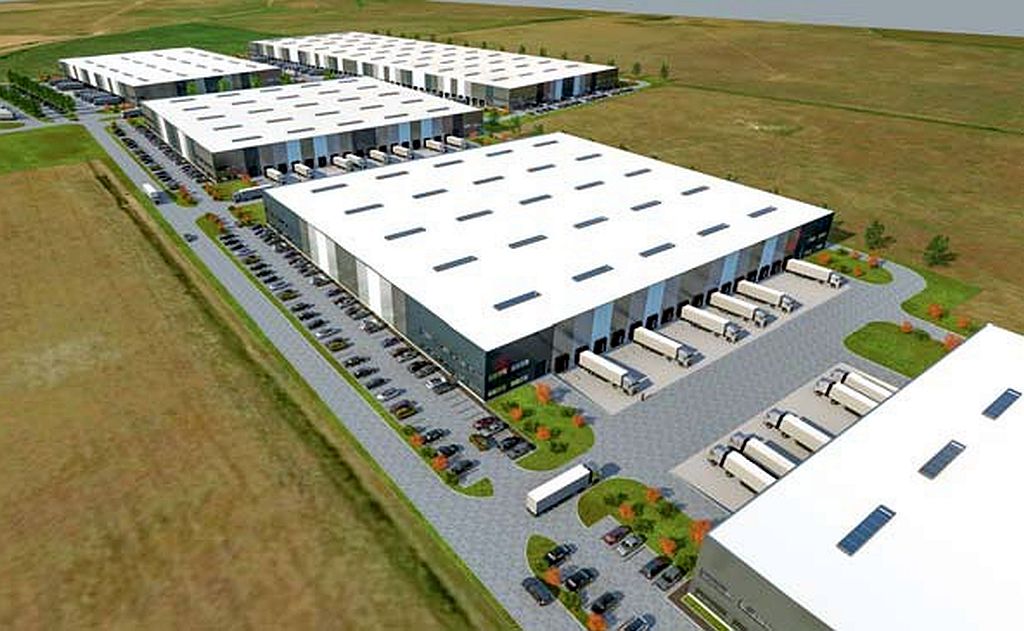 VGP Industrial Park Sibiu  inchirieri spatii depozitare Sibiu vedere ansamblu fatada