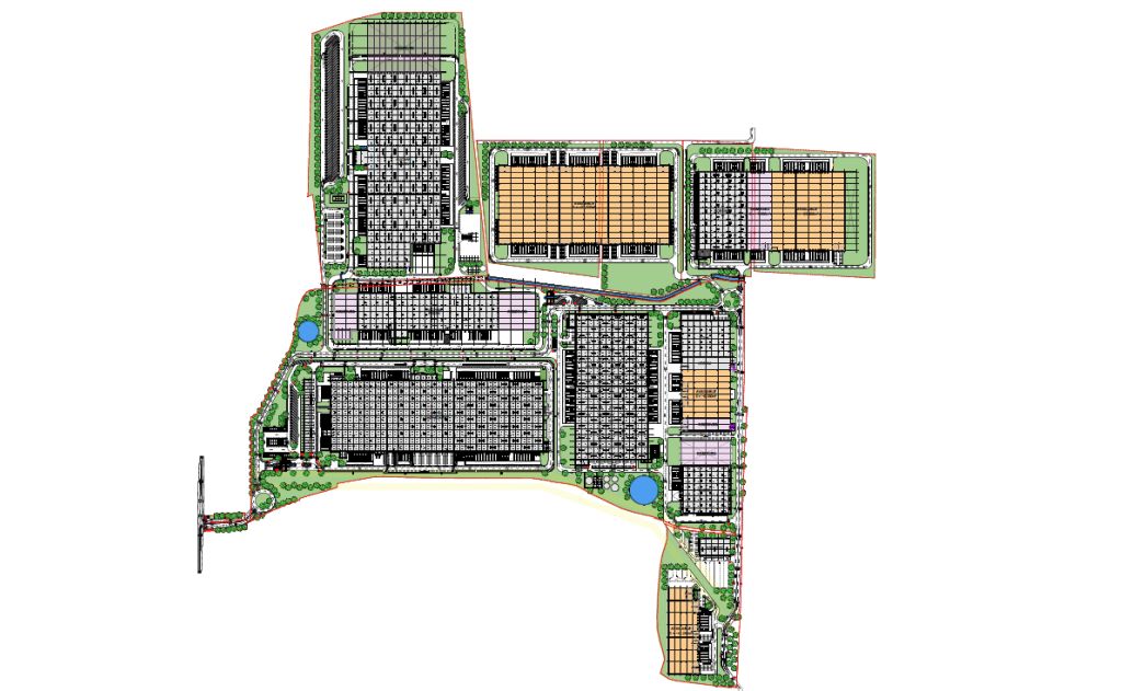 Spatii industriale de inchiriat in WDP Parc Stefanesti, plan proprietate