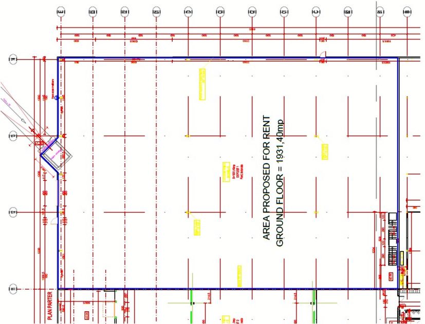 Spatii industriale de inchiriat  Brasov, Industrial Park Brasov - plan hala