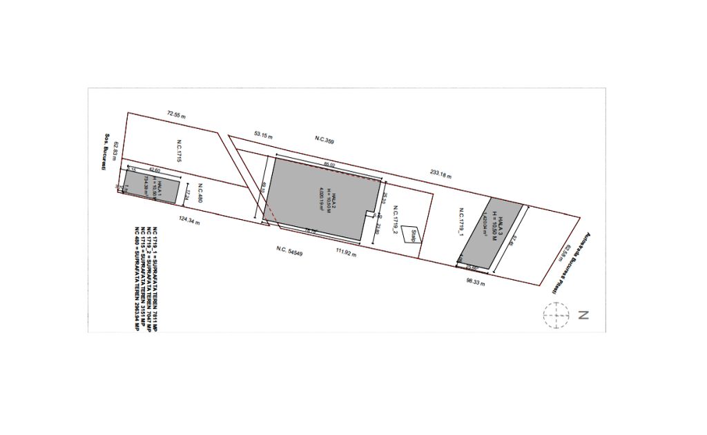 Mira Warehouse spatii depozitare sau productie de inchiriat Bucuresti vest, plan hala