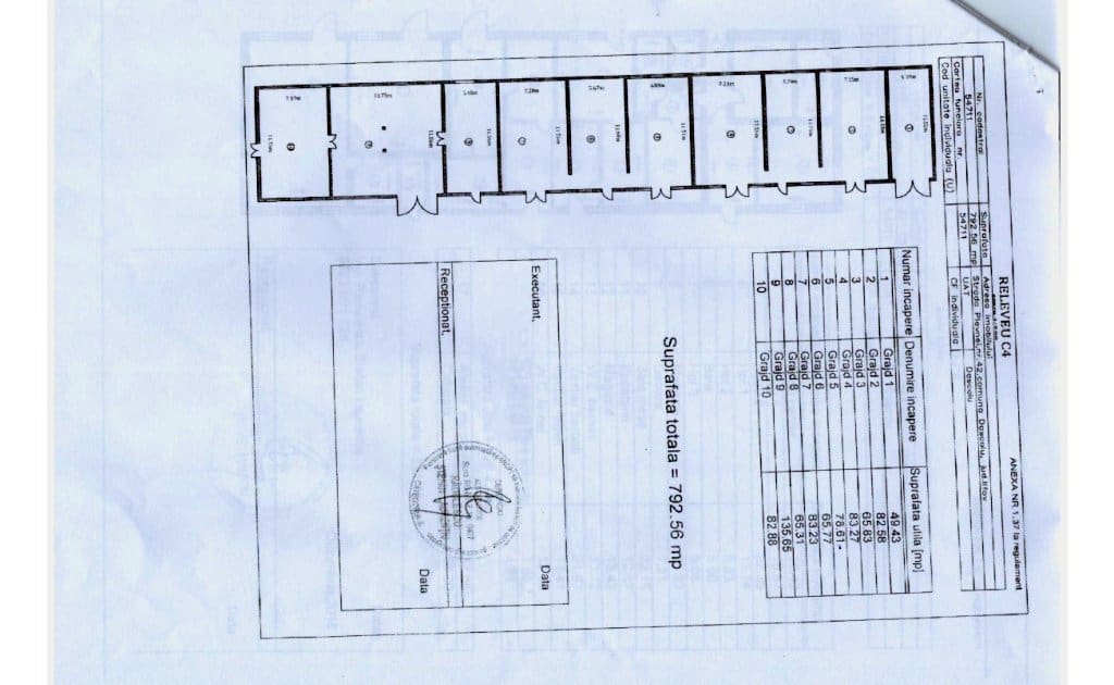 Hala Eco Lifestyle inchiriere proprietati industriale Bucuresti nord plan sectiune