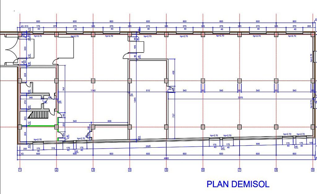 Spatiu depozitare de inchiriat in Bucuresti - Pipera, plan spatiu