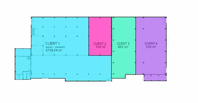 United Industrial Park inchiriere spatiu depozitare Sibiu est plan