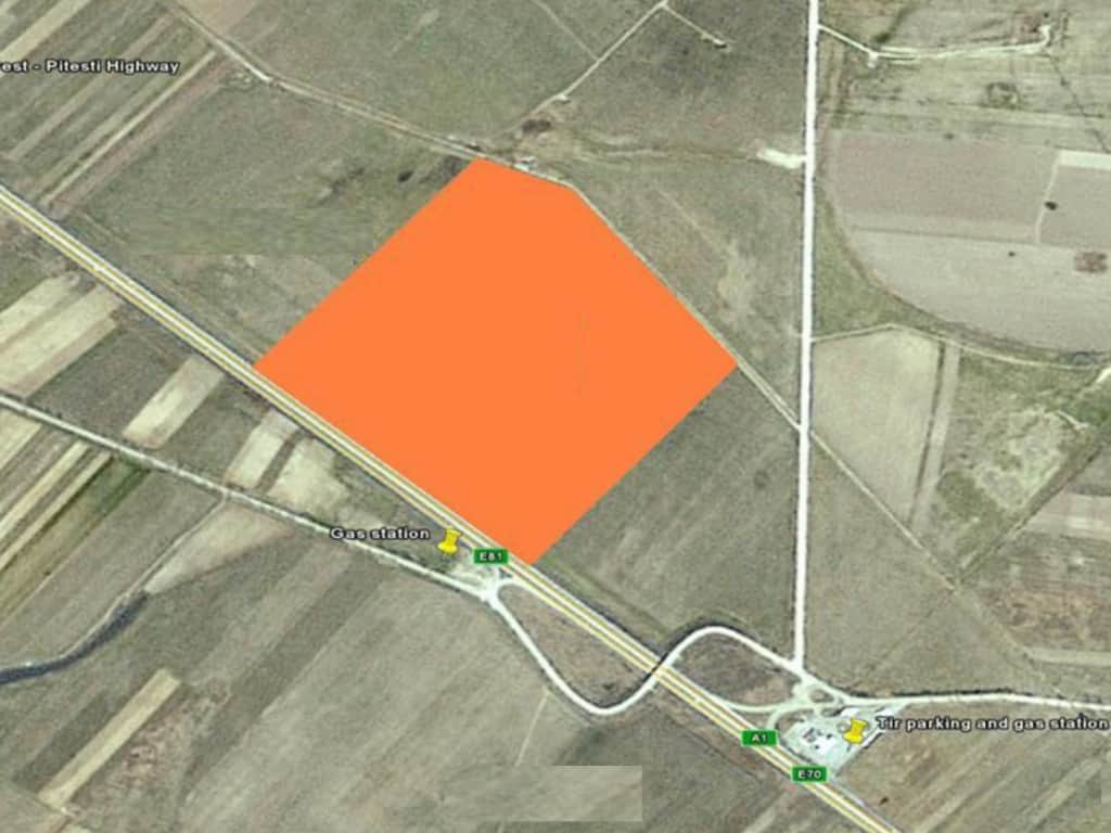 WDP Industrial Park Corbii Mari - proiect in dezvoltare Bucuresti autostrada A1 imagine proprietate satelit