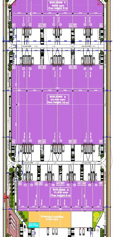 WDP Industrial Park Mihail Kogalniceanu - parc industrial in dezvoltare inchiriere spatiu depozitare Constanta nord plan